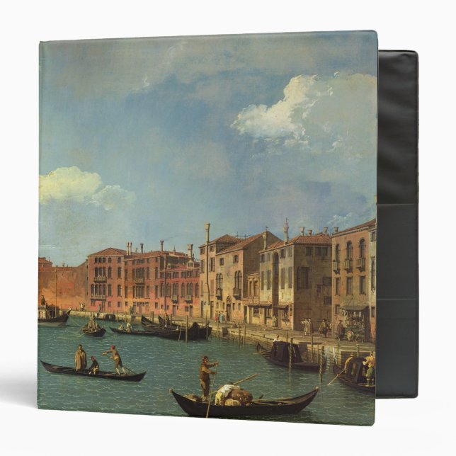 View of the Canal of Santa Chiara, Venice Binder (Front/Inside)
