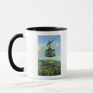 View of the Cannon Mt Tram Ascending Mug