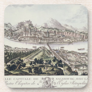 View of the Capital City and Fortress of Salzburg, Coaster