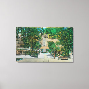 View of the Capitola StepsCapitola, CA Canvas Print