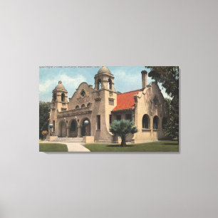 View of the Carnegie Public Library Canvas Print