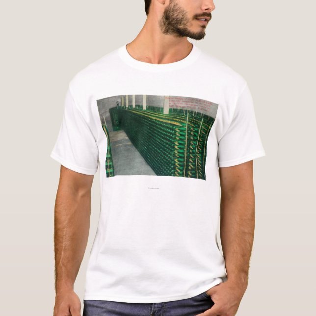 View of the Champagne VaultsAsti, CA T-Shirt (Front)
