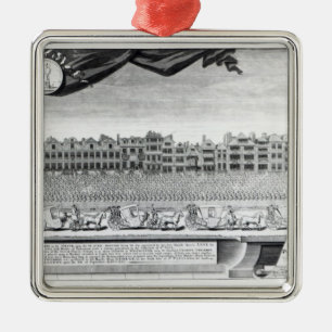 View of the Charity Children in the Strand Metal Ornament