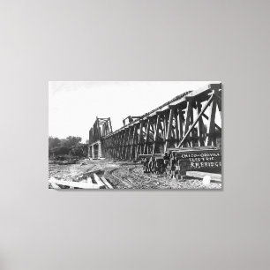 View of the Chico-Oroville Bridge Canvas Print