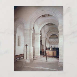 View of the choir, built in 806 AD Postcard