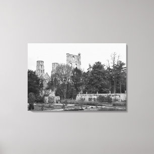 View of the church exterior, c.1052-67 canvas print