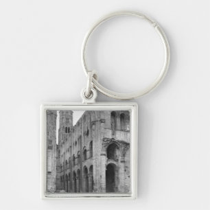 View of the church interior, c.1040-67 keychain