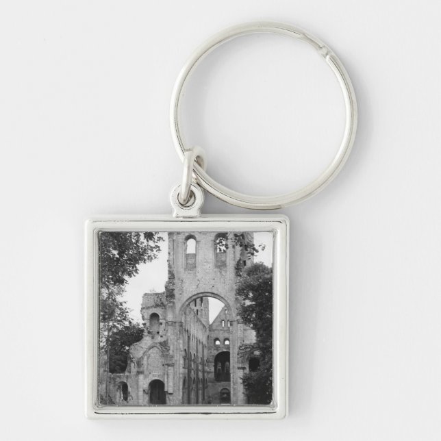 View of the church interior, c.1052-67 keychain (Front)