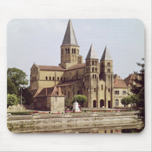 View of the Church of Notre-Dame Mouse Pad