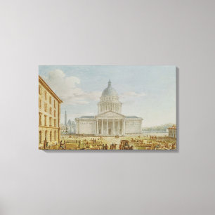 View of the Church of St. Genevieve, the Canvas Print