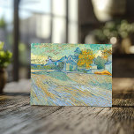 View of the Church of St. Paul | Vincent van Gogh Postcard<br><div class="desc">View of the Church of Saint-Paul-de-Mausole (1889) by Dutch post-impressionist artist Vincent Van Gogh. Original artwork is an oil on canvas depicting an abstract landscape with a church building in the background.

Use the design tools to add custom text or personalize the image.</div>
