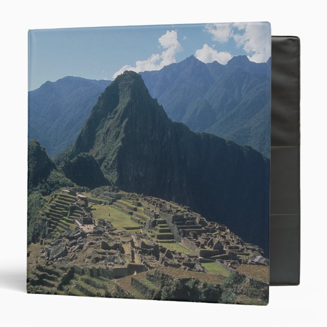 View of the citadel at Machu Picchu Binder (Front/Inside)