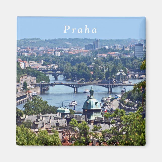 View of the city from Prague Castle. Magnet (Front)