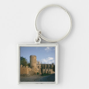 View of the city keychain