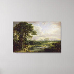 View of the City of Edinburgh, c.1822 (oil on canv Canvas Print