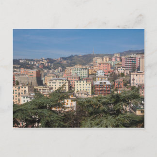 View of the city of Genoa Postcard