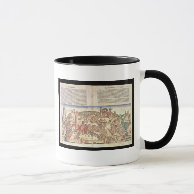 View of the city of Jerusalem, from the Nuremberg Mug (Right)
