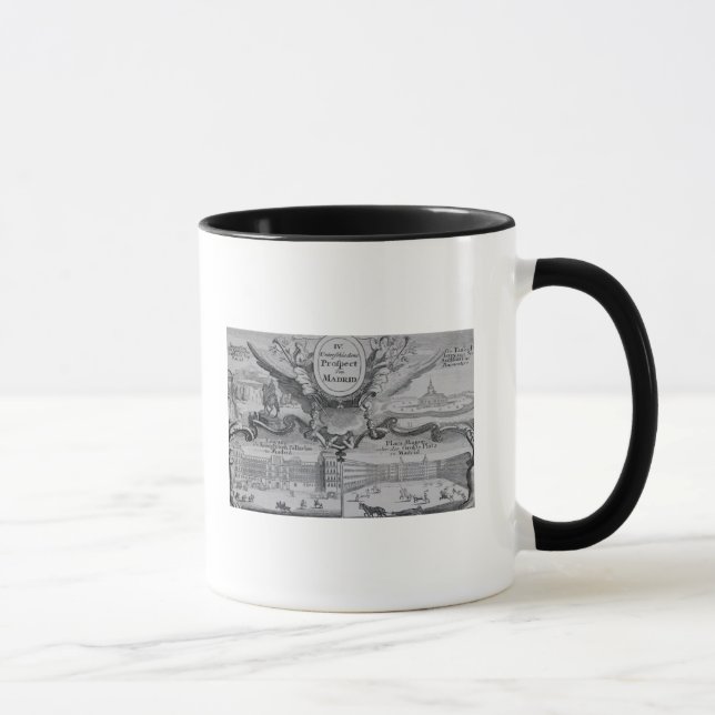 View of the city of Madrid Mug (Right)