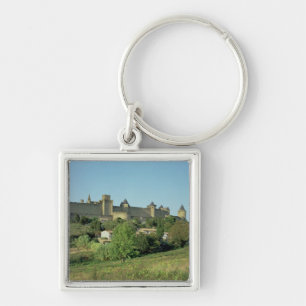 View of the city walls keychain