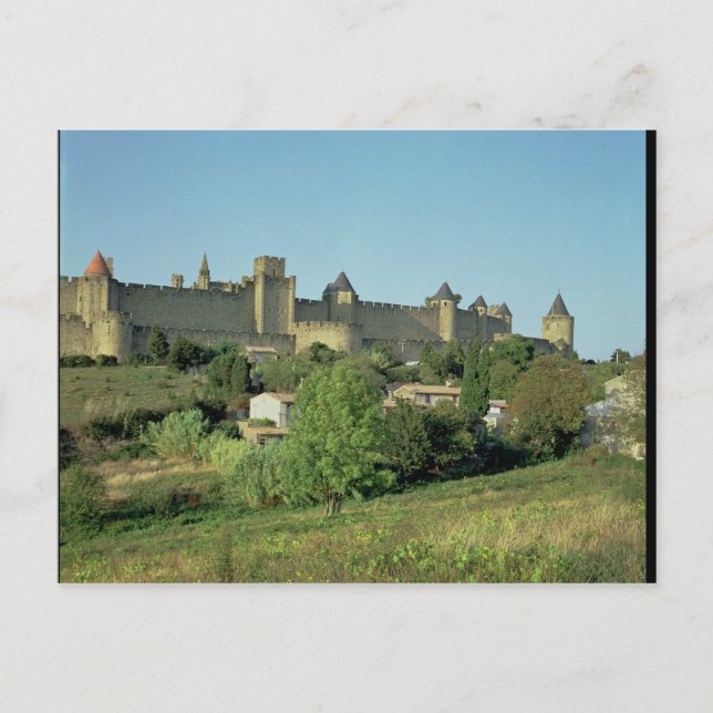 View of the city walls postcard (Front)