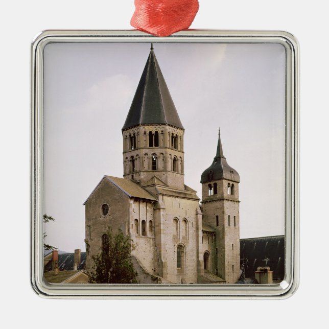 View of the Clocher de l'Eau Benite Metal Ornament (Front)