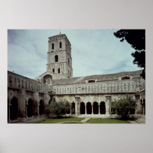 View of the cloister poster