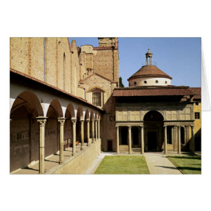 View of the cloisters and the Pazzi Chapel