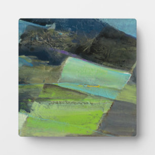 View of the Coast II   Abstract Print Plaque