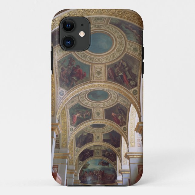 View of the coffered Library ceiling with gilded s Case-Mate iPhone Case (Back)