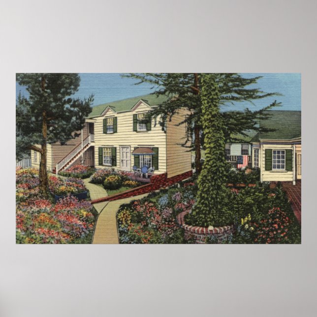 View of the Colonial Terrace Poster (Front)