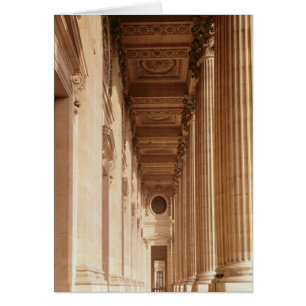 View of the colonnade of the Louvre