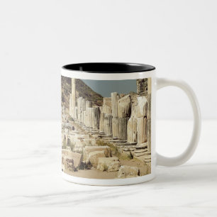 View of the columns on the Upper Market Agora Two-Tone Coffee Mug