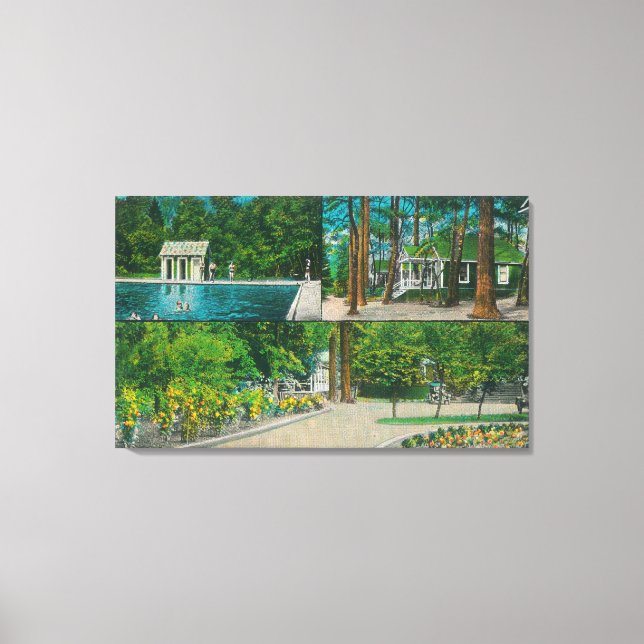 View of the Crag View ResortCastella, CA Canvas Print (Front)