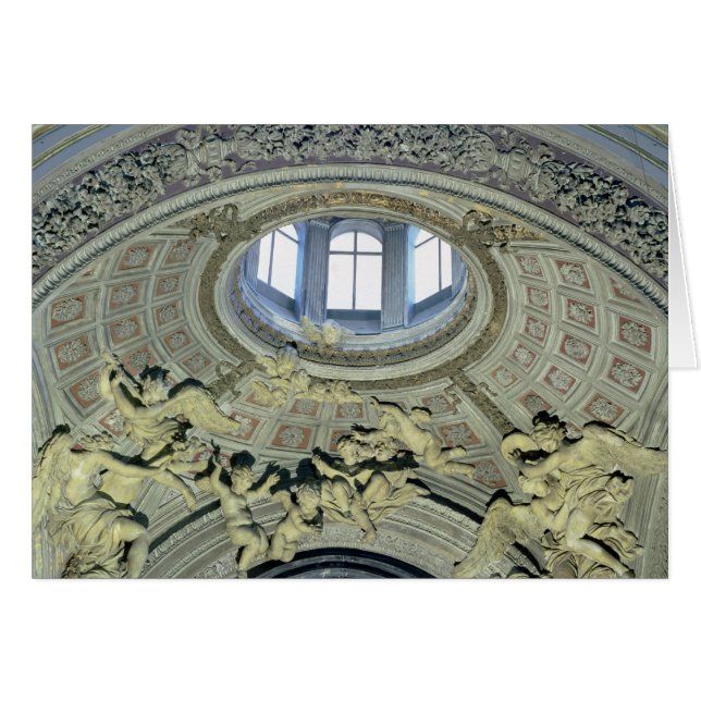 View of the cupola with angel musicians (Front Horizontal)