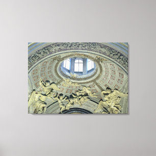 View of the cupola with angel musicians canvas print