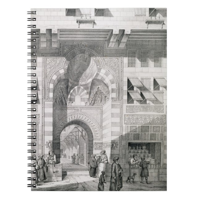 View of the Door of Okal Kaid-Bey, from 'Monuments Notebook (Front)