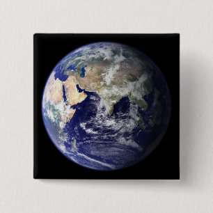 View of the Earth from space 2 Inch Square Button