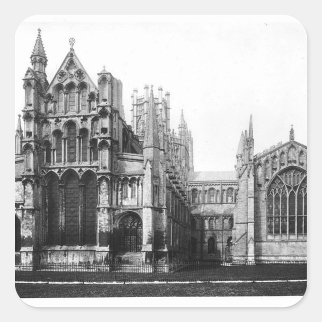 View of the east facade and the choir, c.1321-40 square sticker (Front)