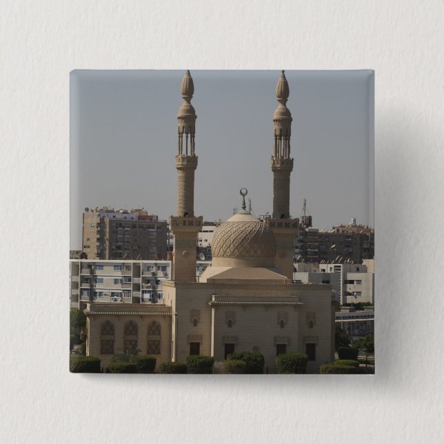 View of the Egyptian coast 2 Inch Square Button (Front)