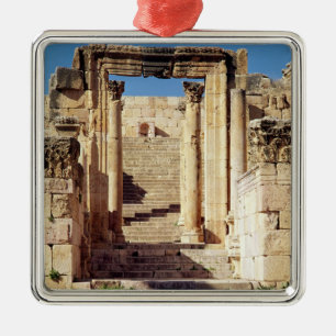 View of the entrance to the Christian Metal Ornament