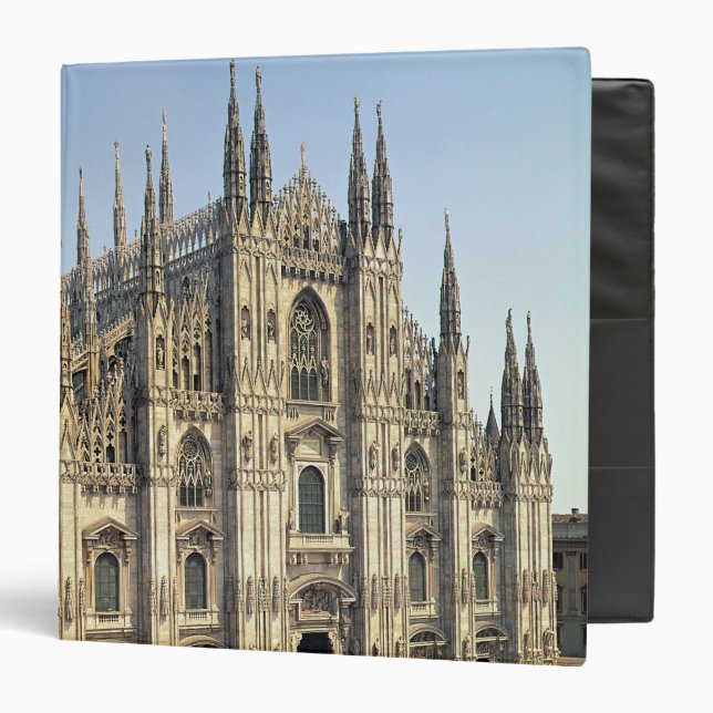 View of the facade, begun 1386 binder (Front/Inside)