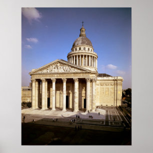 View of the facade, built 1757-90 poster