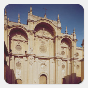View of the facade, completed in 1667 square sticker