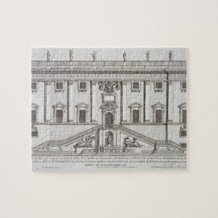View of the facade of Palazzo Senatorio in Piazza Jigsaw Puzzle