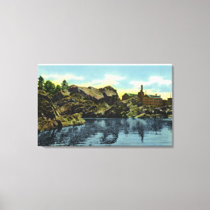 View of the Falls and Old Man Canvas Print