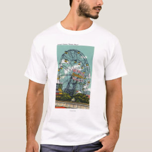 View of the Famous Wonder Ferris Wheel T-Shirt