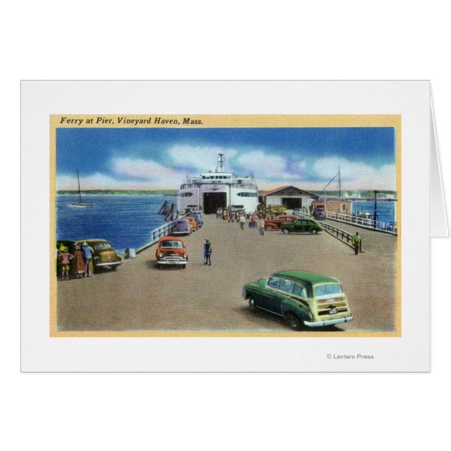 View of the Ferry at the Pier (Front Horizontal)