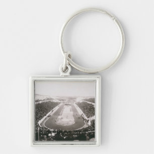 View of the first official Olympic Games in Athens Keychain