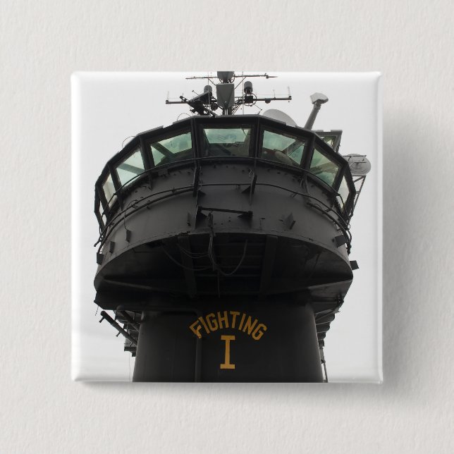 View of the front section of the superstructure 2 inch square button (Front)