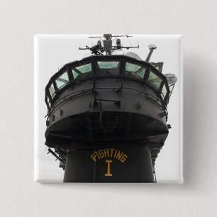 View of the front section of the superstructure 2 inch square button